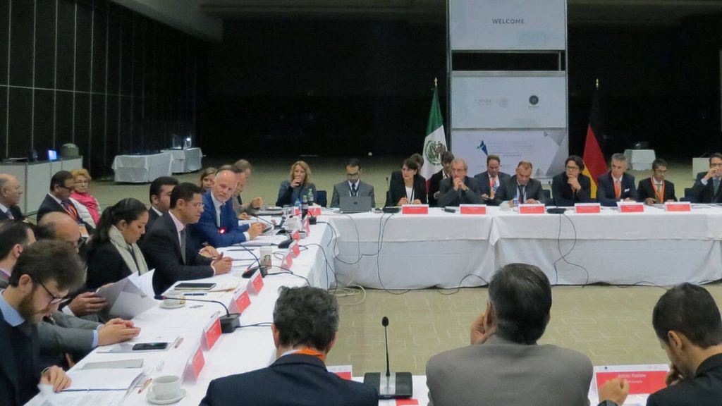 Participants at the second meeting of the high-level steering group in September 2017.